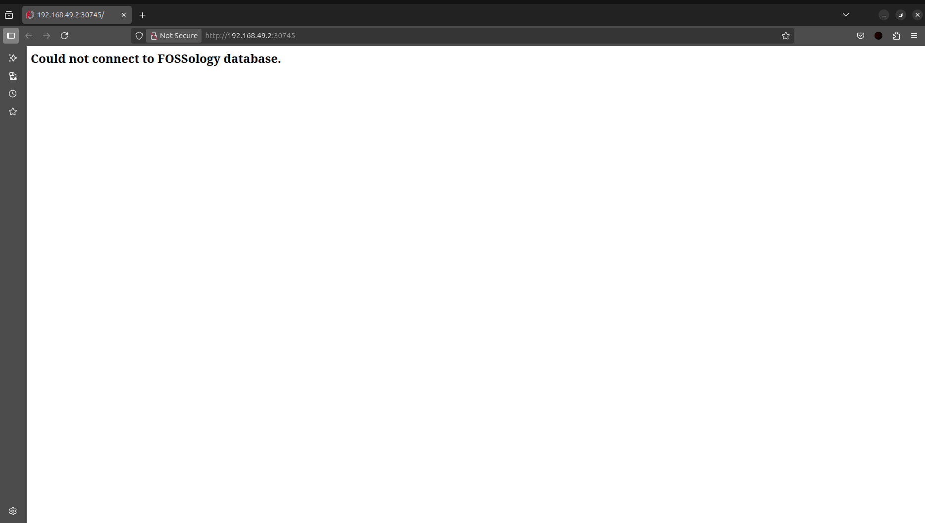 Database Connection Issue