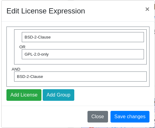 Edit Expression Modal