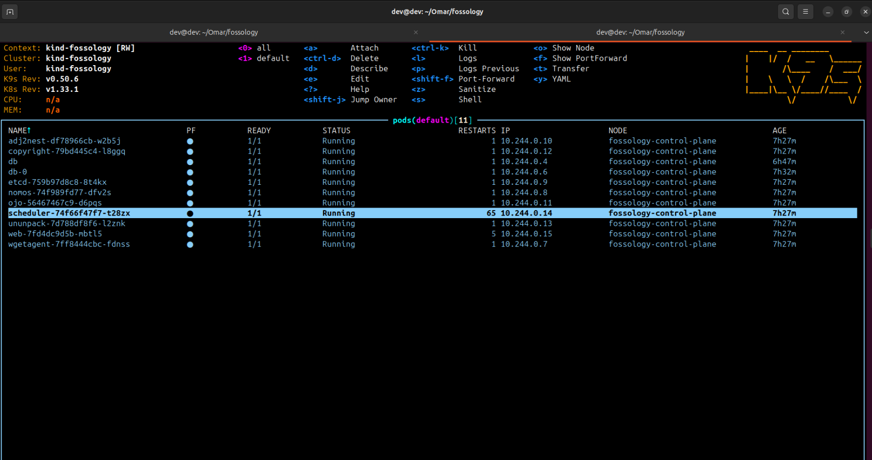 All pods running fine image